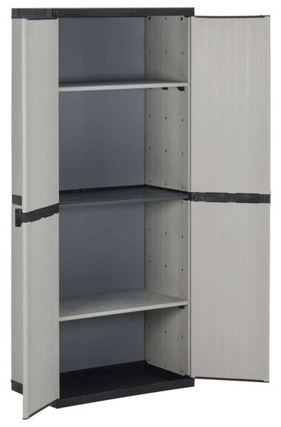 VidaXL Kert Tárolószekrény – 3 Polc – 168 cm