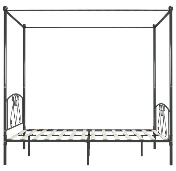 VidaXL Fém Baldachinos Ágykeret - 180x200 cm
