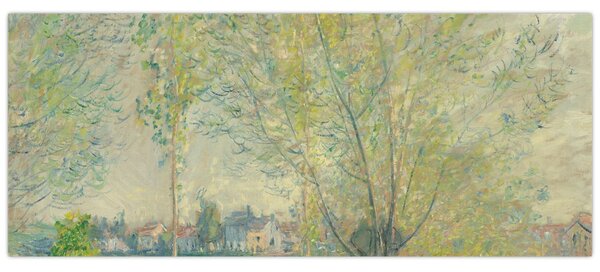 Kép - Claude Monet, The Willows, reprodukciók (120x50 cm)