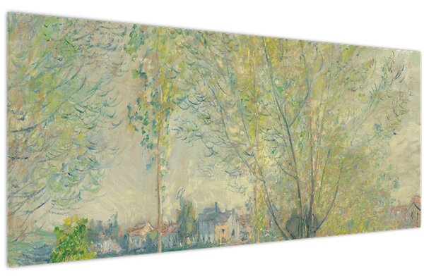 Kép - Claude Monet, The Willows, reprodukciók (120x50 cm)