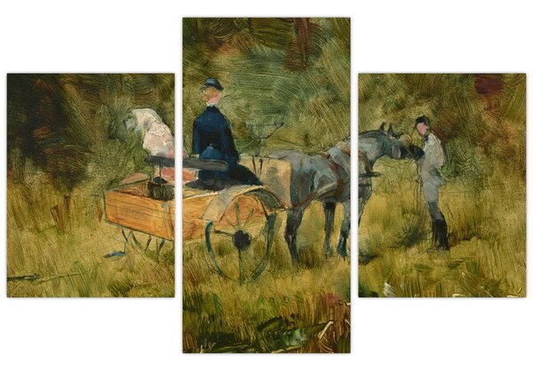 Kép - Henri de Toulouse-Lautrec, The Trap, reprodukciók (90x60 cm)