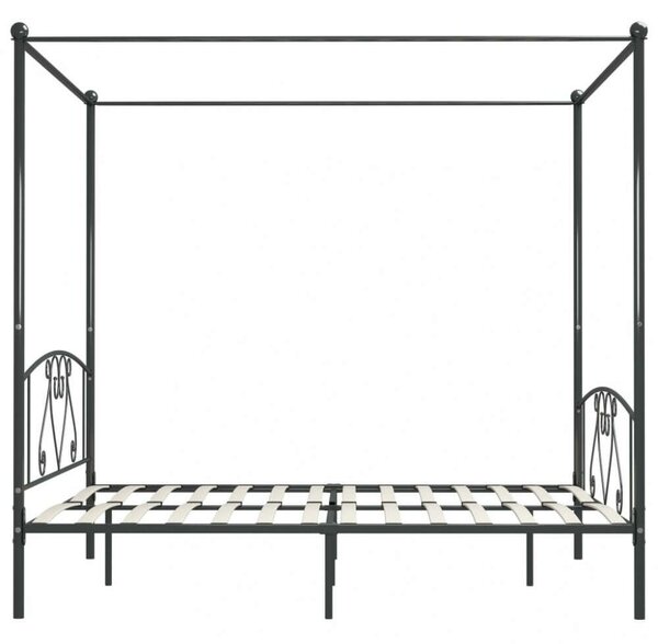 VidaXL Fém Baldachinos Ágykeret - 180x200 cm