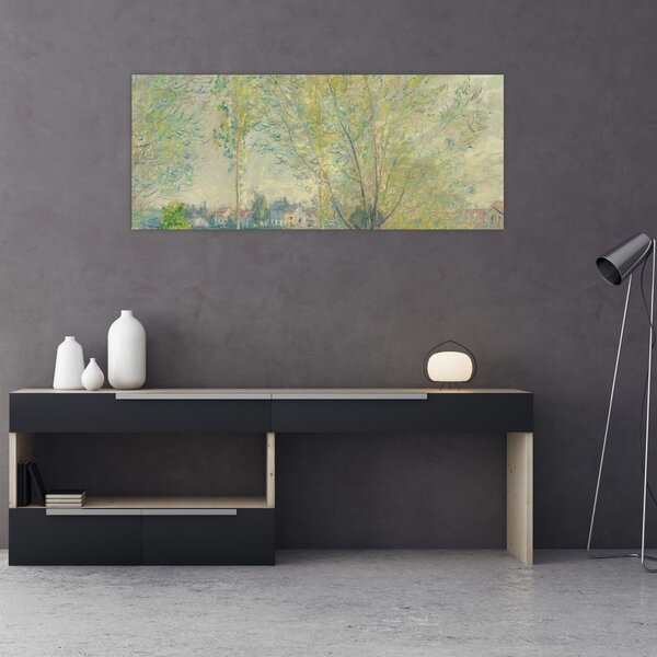 Kép - Claude Monet, The Willows, reprodukciók (120x50 cm)