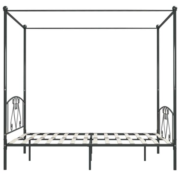 VidaXL Fém Baldachinos Ágykeret - 180x200 cm