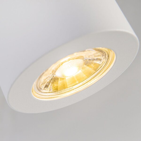 Modern spotlámpa fehér 7,5 cm - Tuba