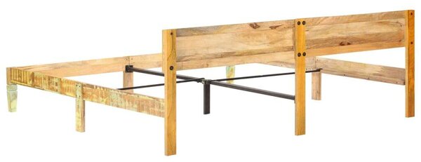 VidaXL tömör újrahasznosított fa ágykeret 200 x 200 cm