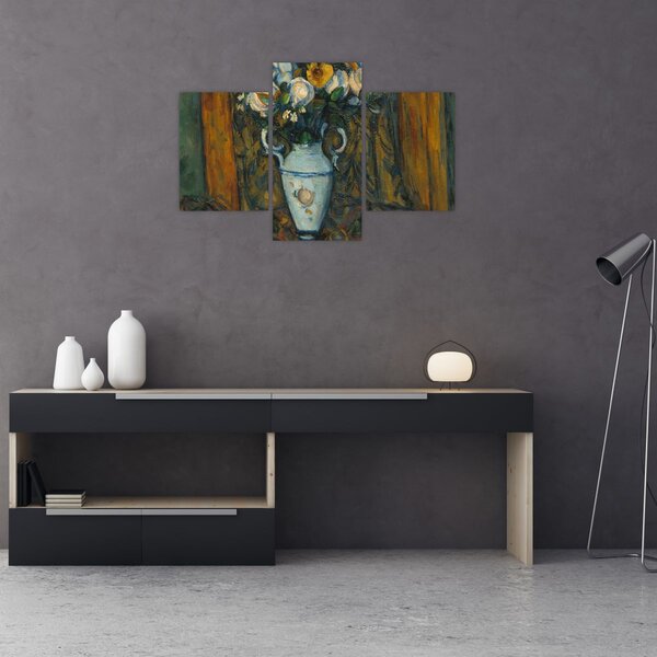 Kép - Paul Cézanne, Vase of Flowers, reprodukciók (90x60 cm)