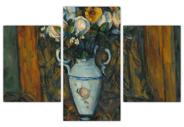 Kép - Paul Cézanne, Vase of Flowers, reprodukciók (90x60 cm)