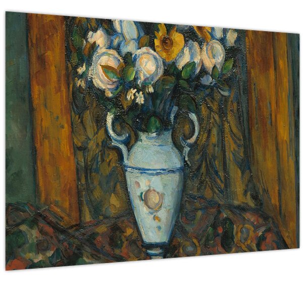 Kép - Paul Cézanne, Vase of Flowers, reprodukciók (70x50 cm)