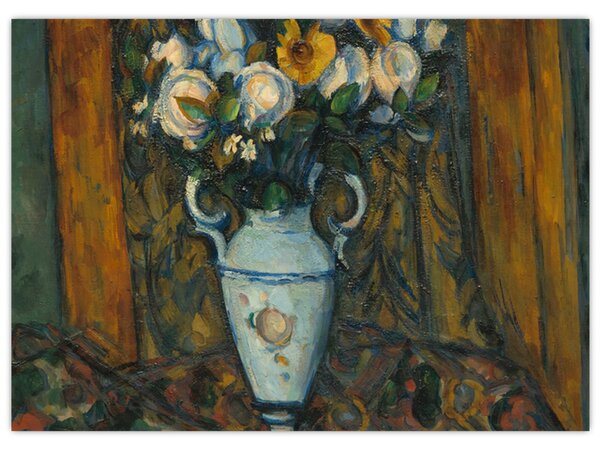Kép - Paul Cézanne, Vase of Flowers, reprodukciók (70x50 cm)