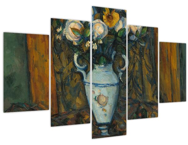 Kép - Paul Cézanne, Vase of Flowers, reprodukciók (150x105 cm)