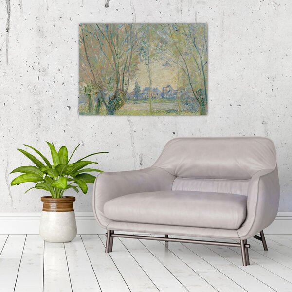 Kép - Claude Monet, Woman Seated under the Willows, reprodukciók (70x50 cm)