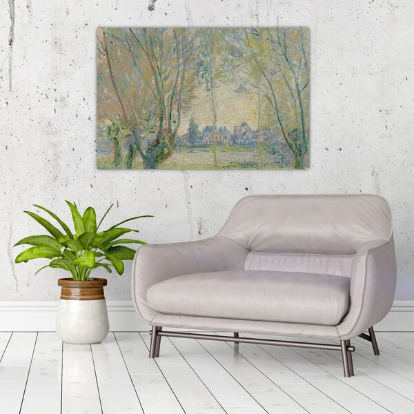 Kép - Claude Monet, Woman Seated under the Willows, reprodukciók (90x60 cm)