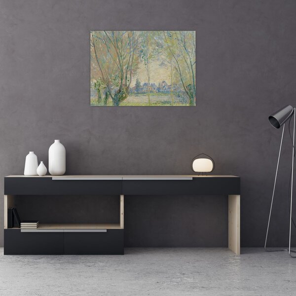 Kép - Claude Monet, Woman Seated under the Willows, reprodukciók (70x50 cm)