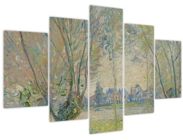 Kép - Claude Monet, Woman Seated under the Willows, reprodukciók (150x105 cm)