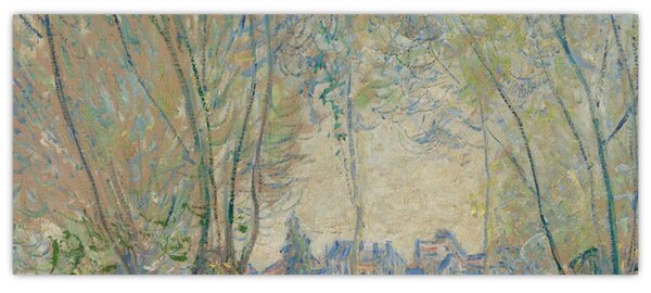 Kép - Claude Monet, Woman Seated under the Willows, reprodukciók (120x50 cm)