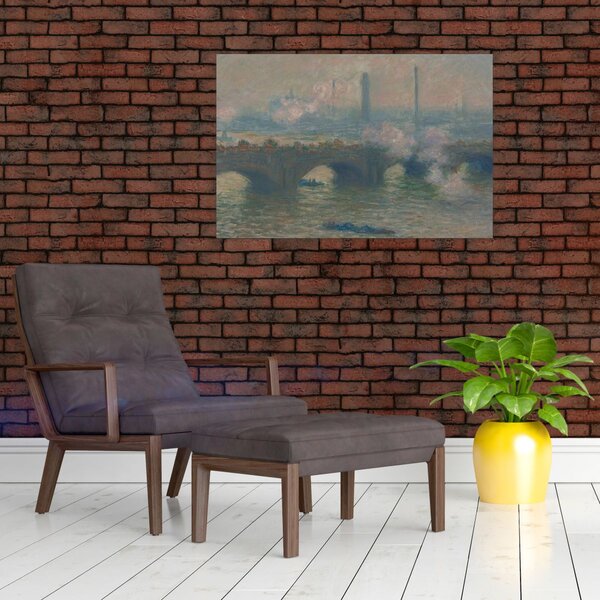 Kép - Claude Monet, Waterloo Bridge, Gray Day, reprodukciók (90x60 cm)
