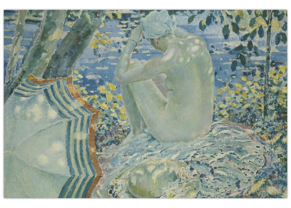 Kép - Frederick Carl Frieseke, On the Bank, reprodukciók (90x60 cm)