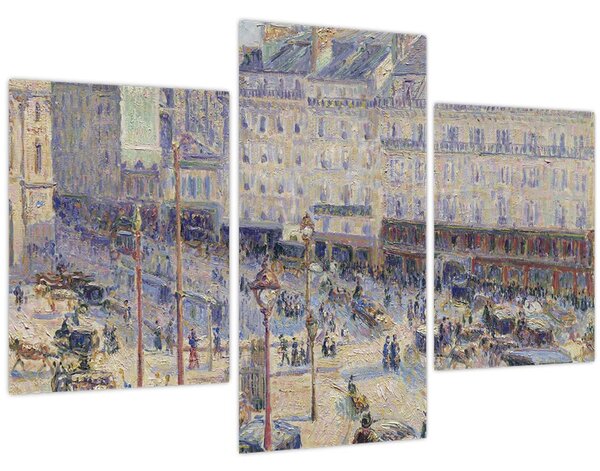 Kép - Camille Pissarro, The Place du Havre, reprodukciók (90x60 cm)