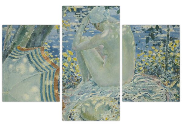 Kép - Frederick Carl Frieseke, On the Bank, reprodukciók (90x60 cm)