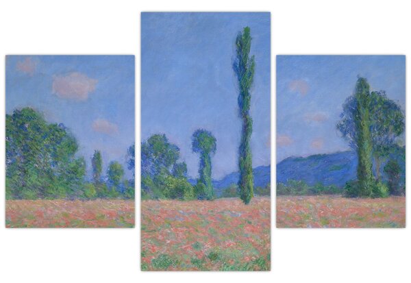 Kép - Claude Monet, Poppy Field (Giverny), reprodukciók (90x60 cm)