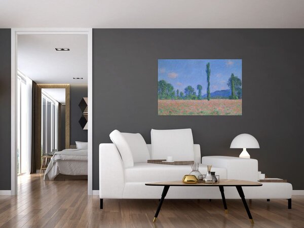Kép - Claude Monet, Poppy Field (Giverny), reprodukciók (90x60 cm)