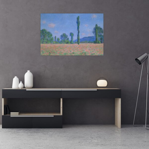 Kép - Claude Monet, Poppy Field (Giverny), reprodukciók (90x60 cm)