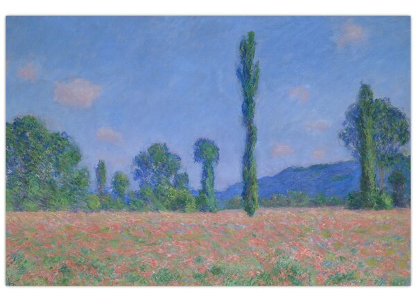 Kép - Claude Monet, Poppy Field (Giverny), reprodukciók (90x60 cm)
