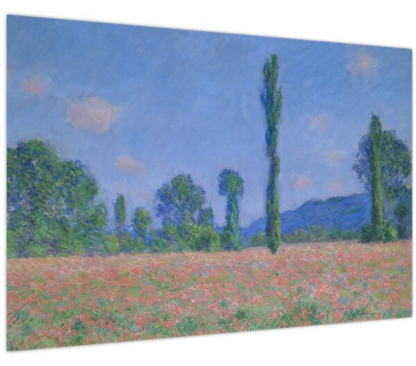 Kép - Claude Monet, Poppy Field (Giverny), reprodukciók (90x60 cm)