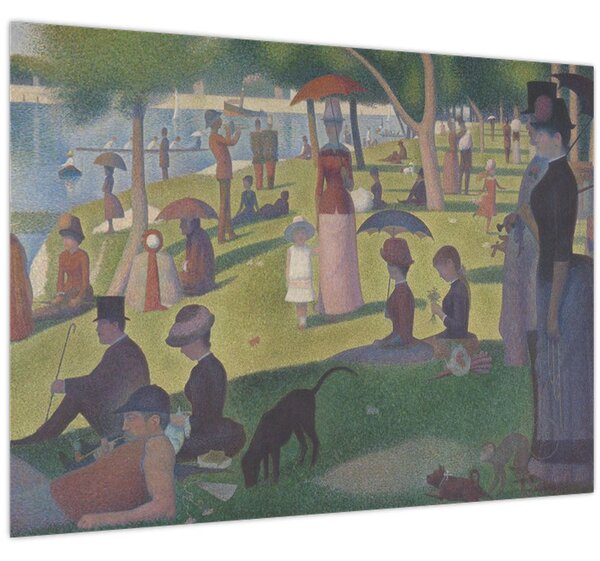 Kép - Georges Seurat, A Sunday on La Grande Jatte, reprodukciók (70x50 cm)