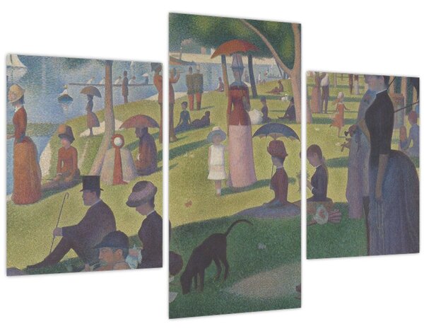 Kép - Georges Seurat, A Sunday on La Grande Jatte, reprodukciók (90x60 cm)