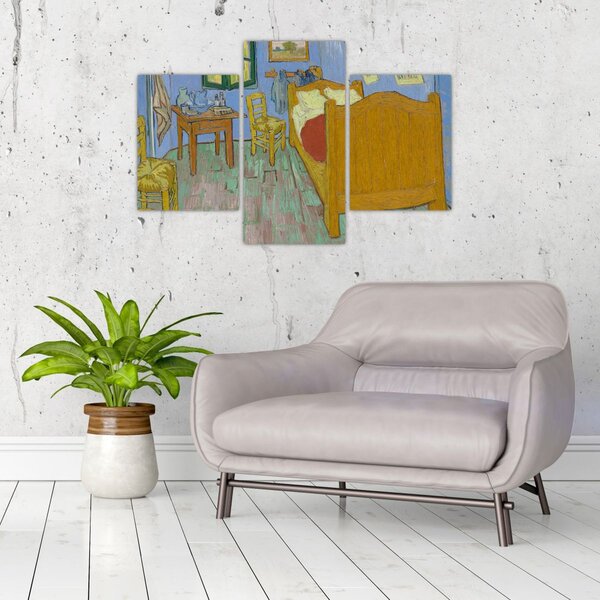 Kép - Vincent van Gogh, The Bedroom, reprodukciók (90x60 cm)