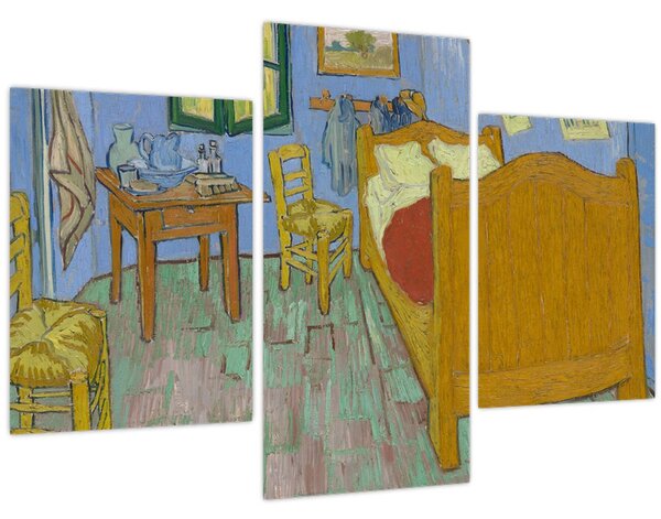 Kép - Vincent van Gogh, The Bedroom, reprodukciók (90x60 cm)