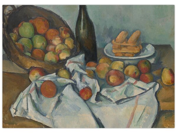 Kép - Paul Cezanne, The Basket of Apples, reprodukciók (70x50 cm)