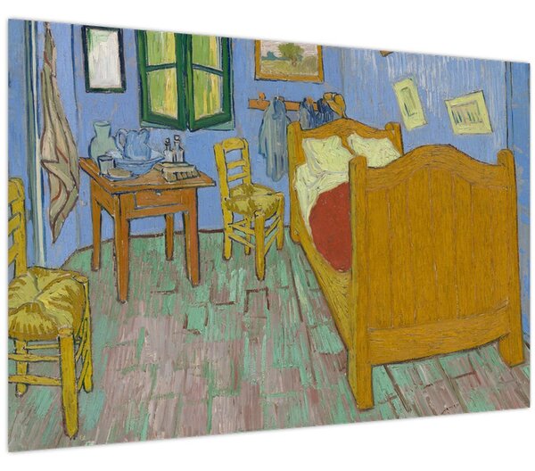 Kép - Vincent van Gogh, The Bedroom, reprodukciók (90x60 cm)