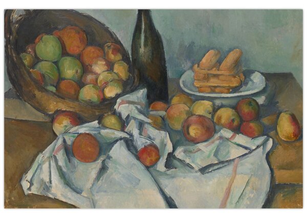 Kép - Paul Cezanne, The Basket of Apples, reprodukciók (90x60 cm)