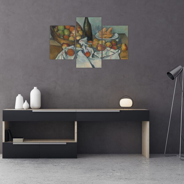 Kép - Paul Cezanne, The Basket of Apples, reprodukciók (90x60 cm)