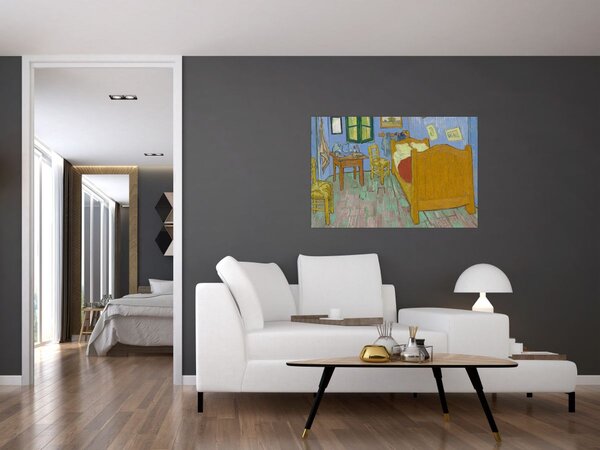 Kép - Vincent van Gogh, The Bedroom, reprodukciók (90x60 cm)