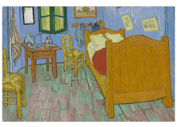 Kép - Vincent van Gogh, The Bedroom, reprodukciók (90x60 cm)