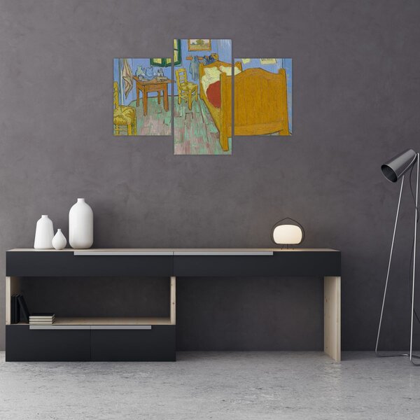 Kép - Vincent van Gogh, The Bedroom, reprodukciók (90x60 cm)