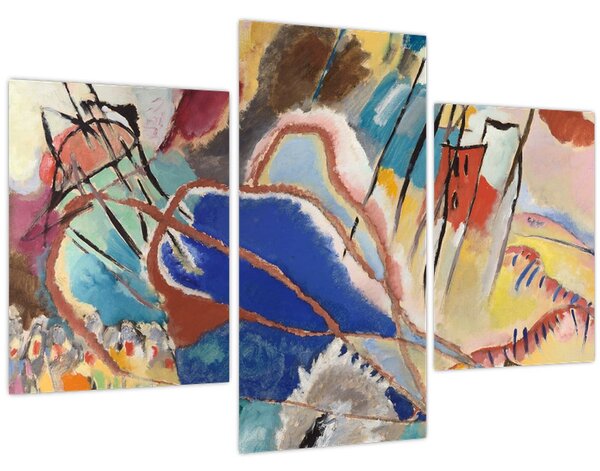 Kép - Vasily Kandinsky, Improvisation No. 30 (Cannons), reprodukciók (90x60 cm)