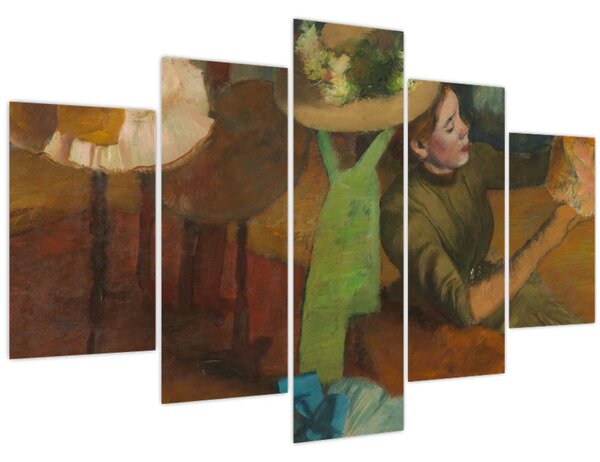 Kép - Edgar Degas, The Millinery Shop, reprodukciók (150x105 cm)