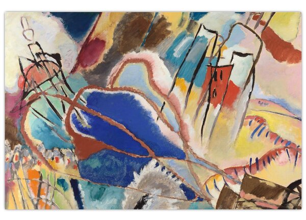 Kép - Vasily Kandinsky, Improvisation No. 30 (Cannons), reprodukciók (90x60 cm)