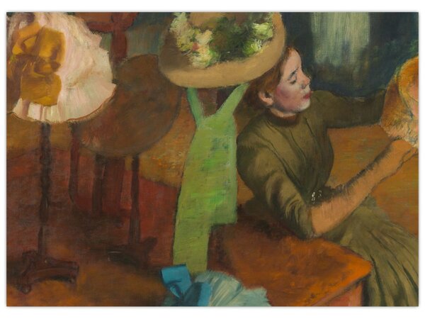 Kép - Edgar Degas, The Millinery Shop, reprodukciók (70x50 cm)