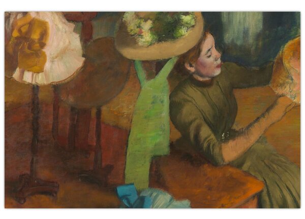 Kép - Edgar Degas, The Millinery Shop, reprodukciók (90x60 cm)