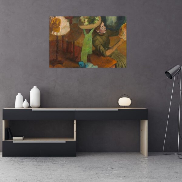 Kép - Edgar Degas, The Millinery Shop, reprodukciók (90x60 cm)
