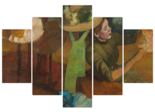 Kép - Edgar Degas, The Millinery Shop, reprodukciók (150x105 cm)