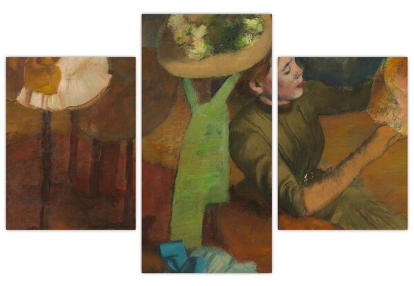 Kép - Edgar Degas, The Millinery Shop, reprodukciók (90x60 cm)