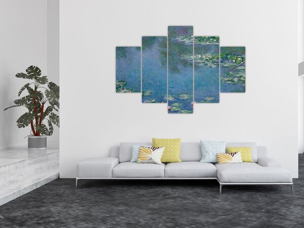 Kép - Claude Monet, Water Lilies, reprodukciók (150x105 cm)
