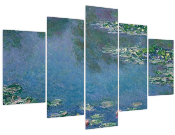 Kép - Claude Monet, Water Lilies, reprodukciók (150x105 cm)